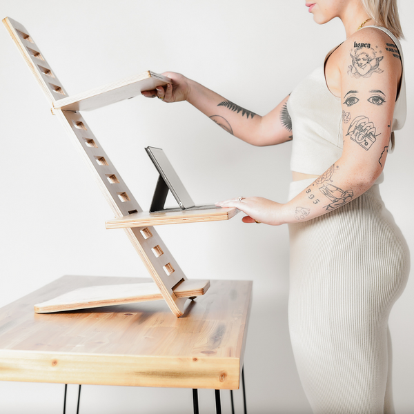 Ergonomic Height Adjustable & Portable Standing Desk