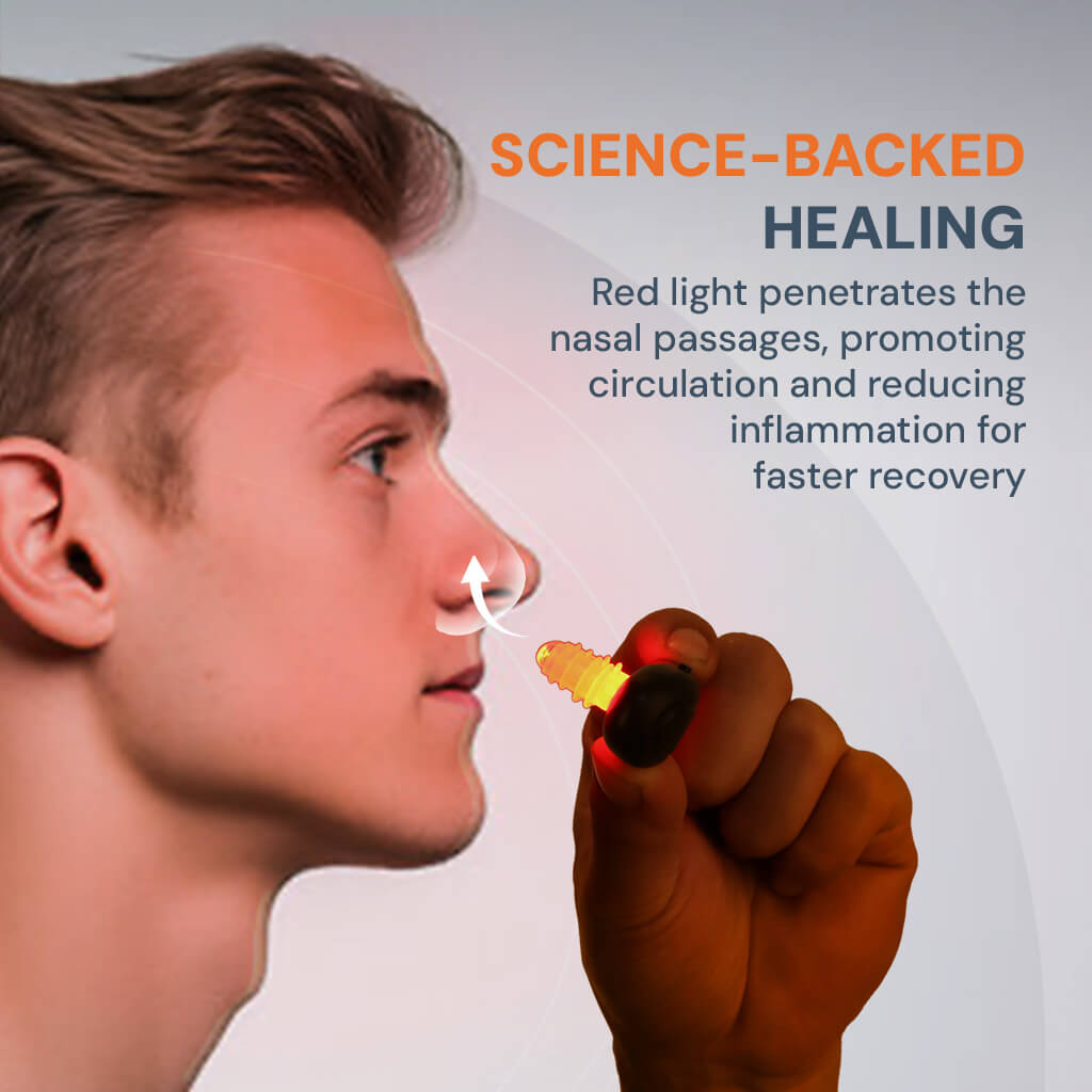 Red Light Therapy Device for Nasal Allergy & Rhinitis