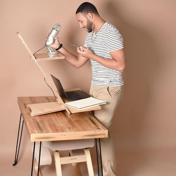 Ergonomic Height Adjustable & Portable Standing Desk