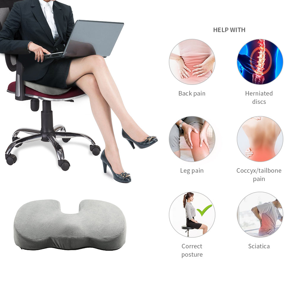 Memory Foam Gel Seat Cushion