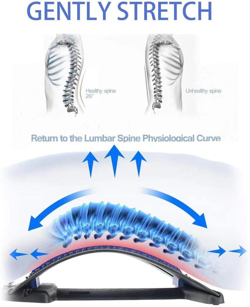 E mart Back Pain Relief Product Back Stretcher, Spinal Curve Back