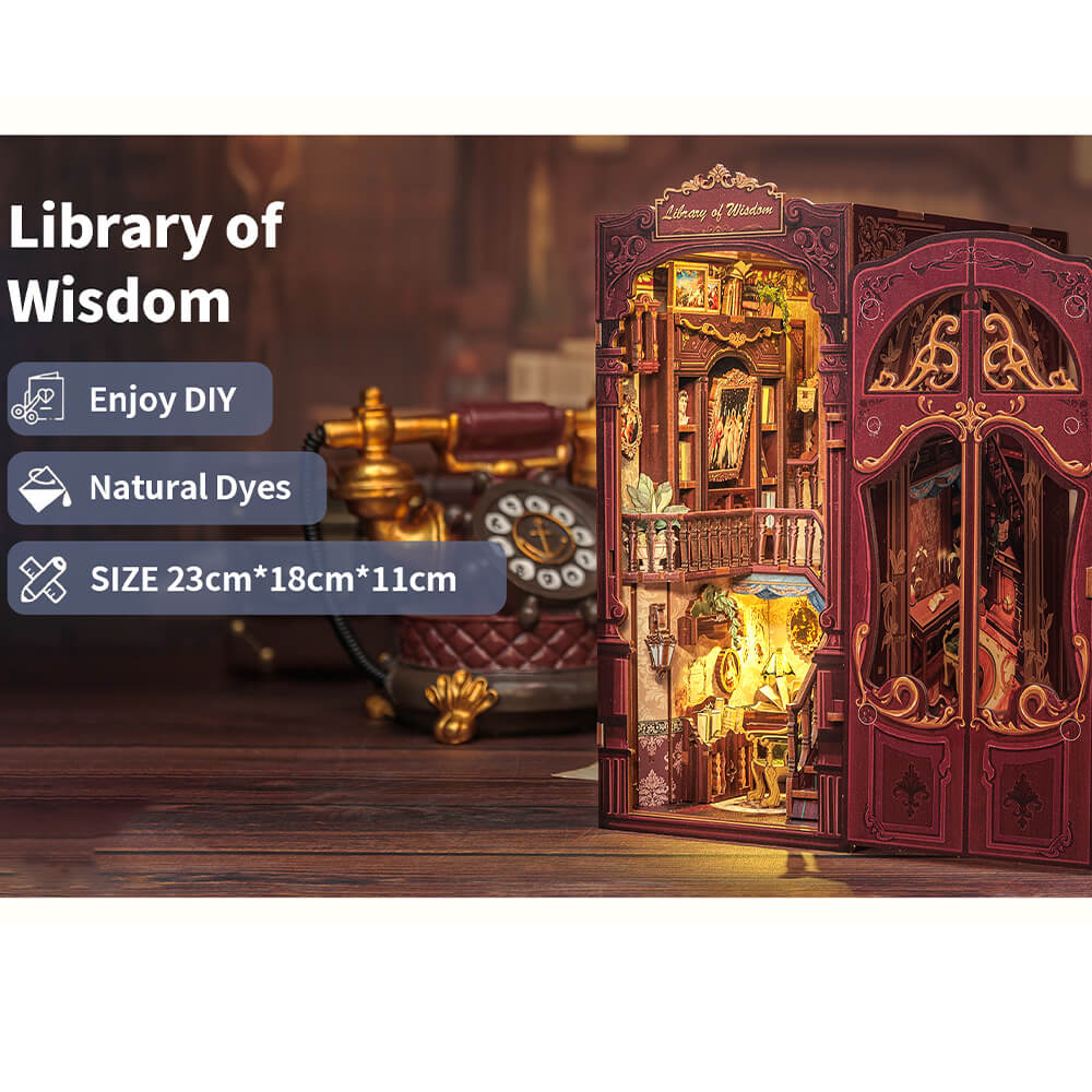 Library of Wisdom - DIY Book Nook Kit