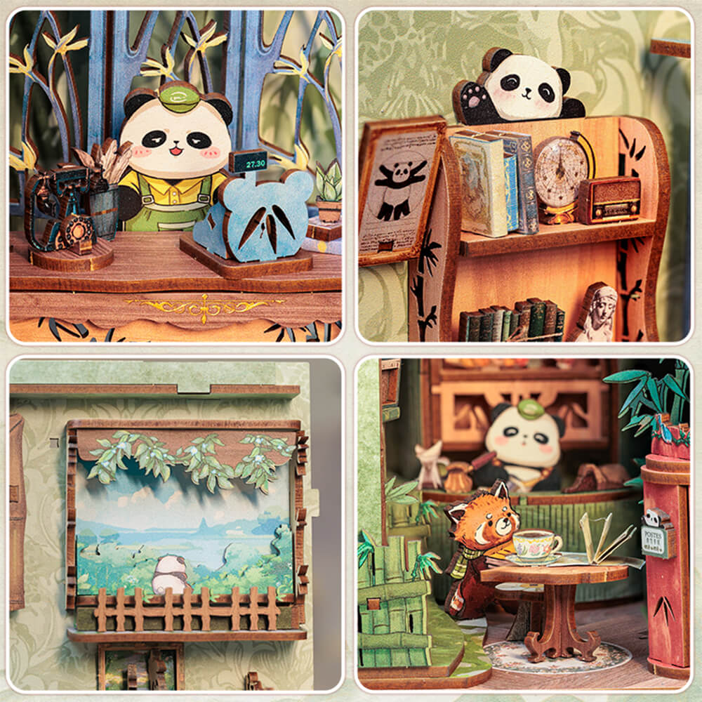 Panda Bookshop - DIY Book Nook Kit