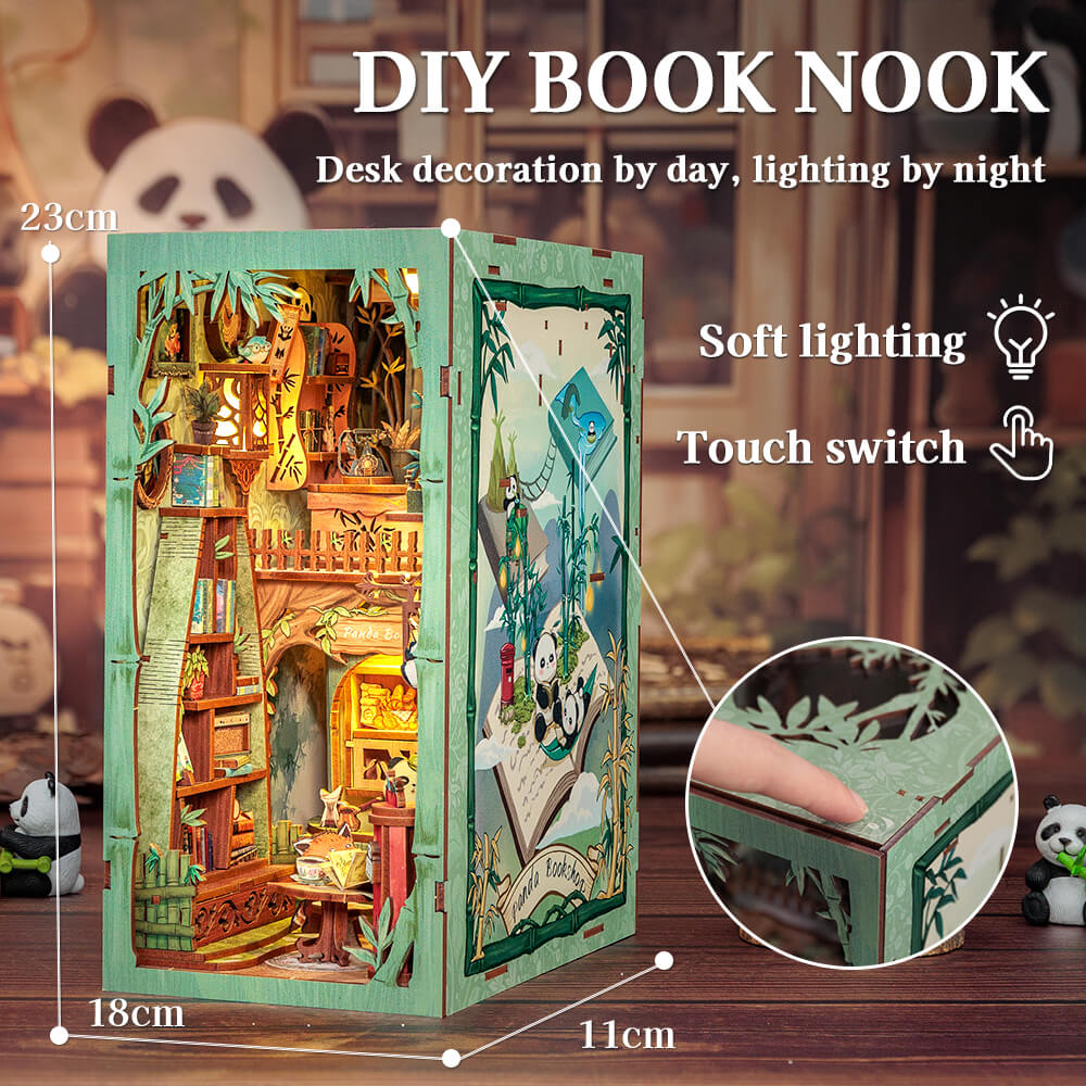 Panda Bookshop - DIY Book Nook Kit