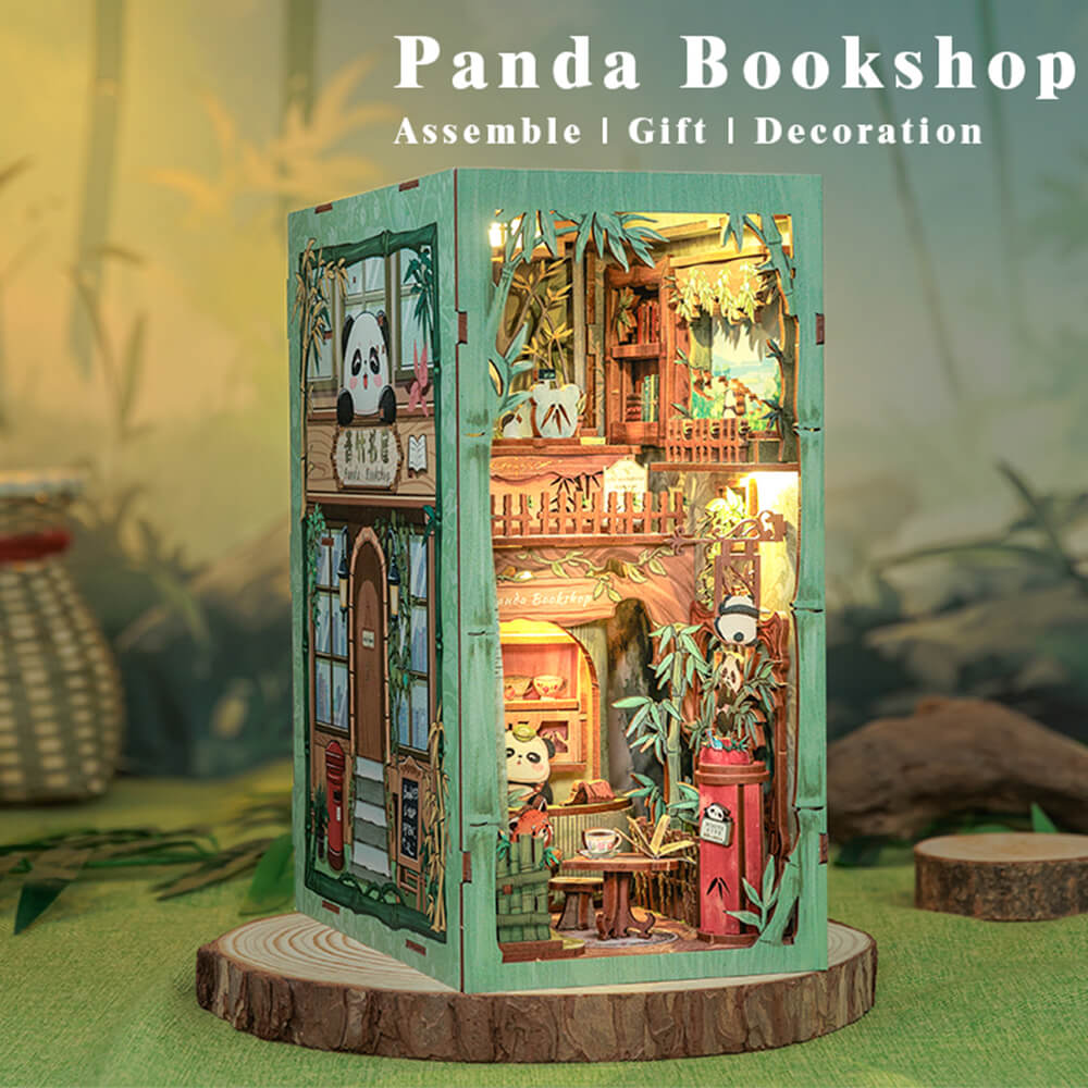 Panda Bookshop - DIY Book Nook Kit