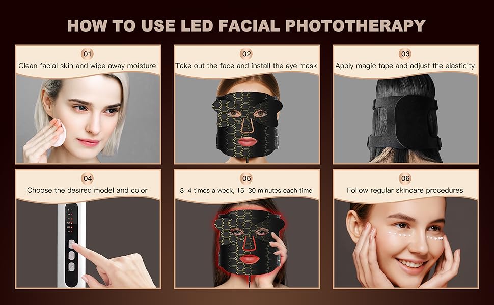 Premium LED Light Therapy Face Mask