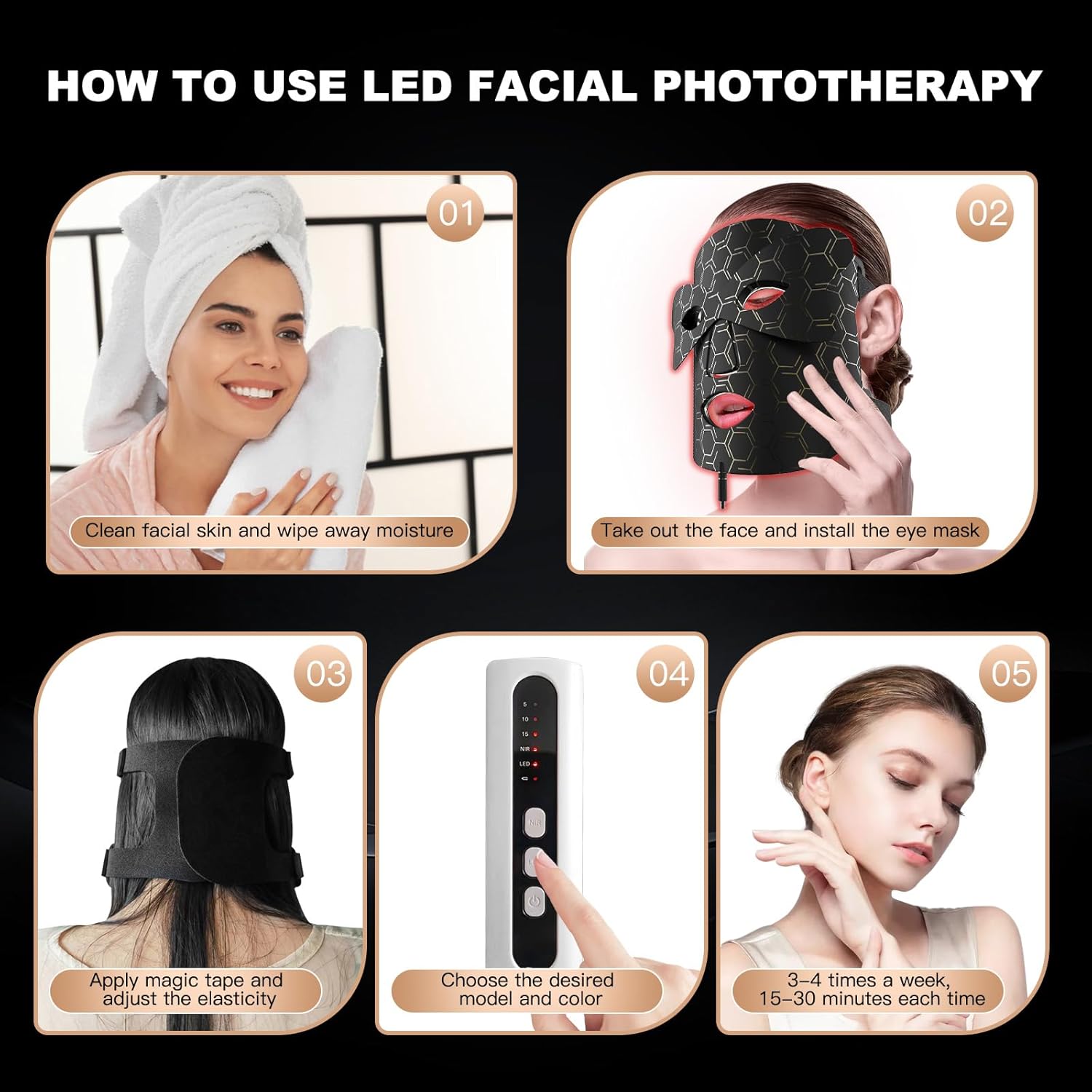 Premium LED Light Therapy Face Mask